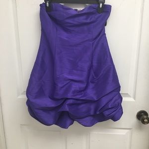 Purple mini dress